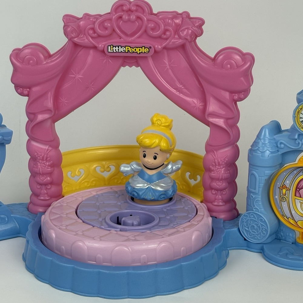 Fisher Price Little People Disney Princess Cinderella's Ball With Figure 2014 - Picture 3 of 11